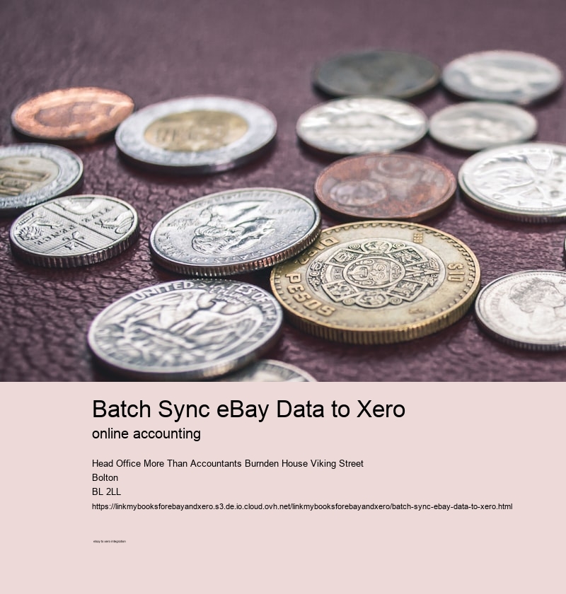 Batch Sync eBay Data to Xero