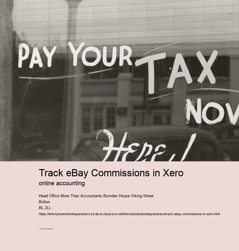 Track eBay Commissions in Xero